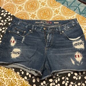 American Flag distressed jeans